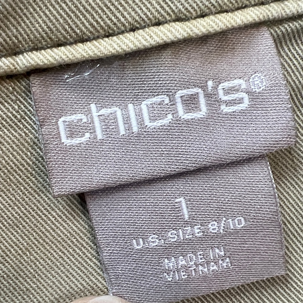 NWT - Chico's 1 - Beige Utility Jacket 🧥 - Picture 2 of 10